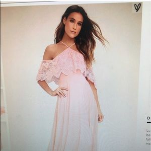 Lulus Pink Bridesmaids maxi